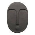 Ceramic Decorative Wall Mask – Anthracite Grey