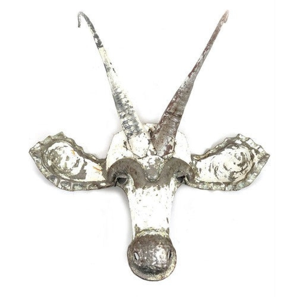 Sable Animal Mask – Recycled Metal Wall Art