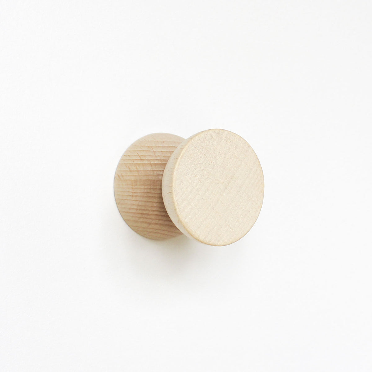 Geometric Beech Coat Hook – Set of 3