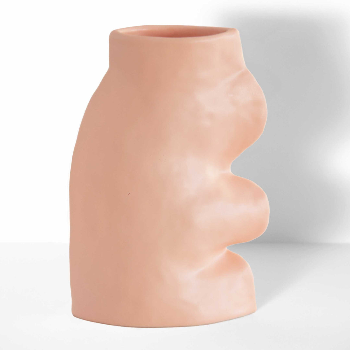 Fluxo Ceramic Vase – Large Pink