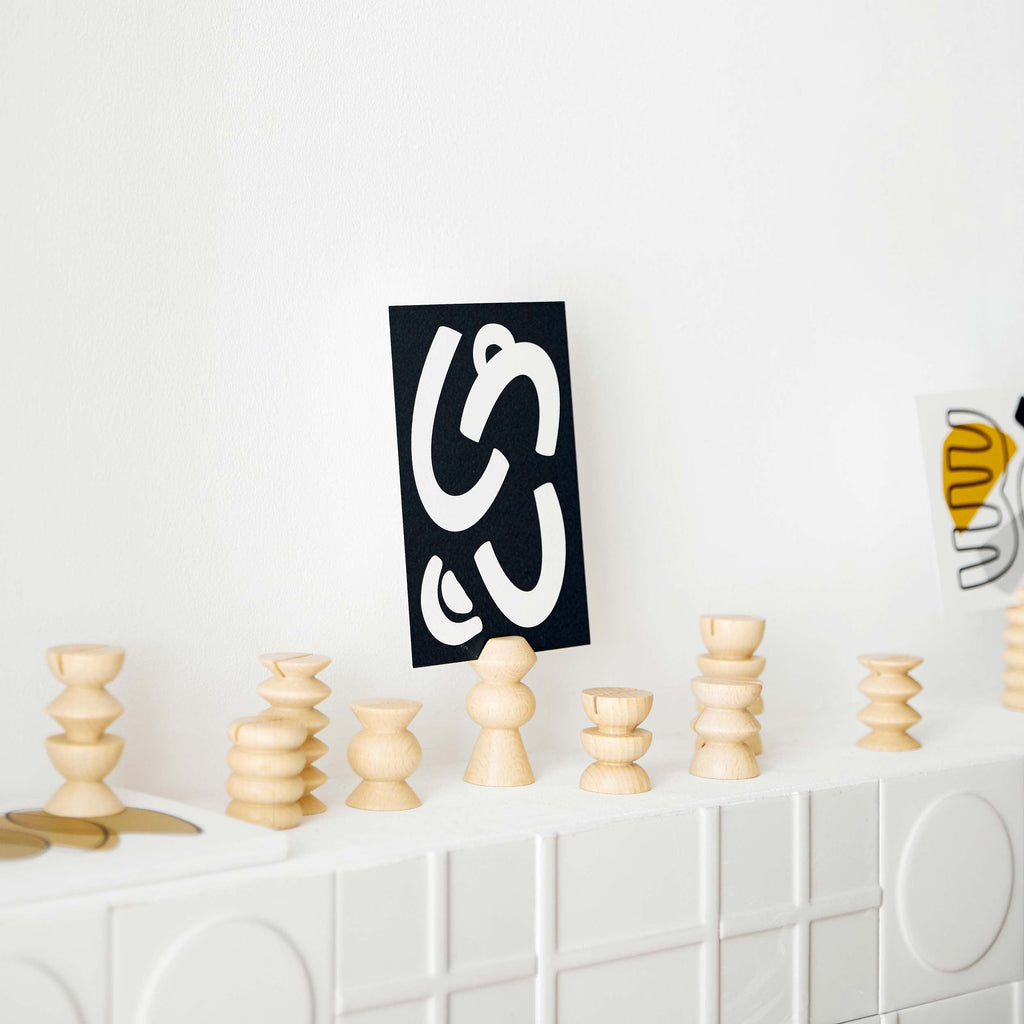 Totem Family – 10 Picture / Postcard Stands Set