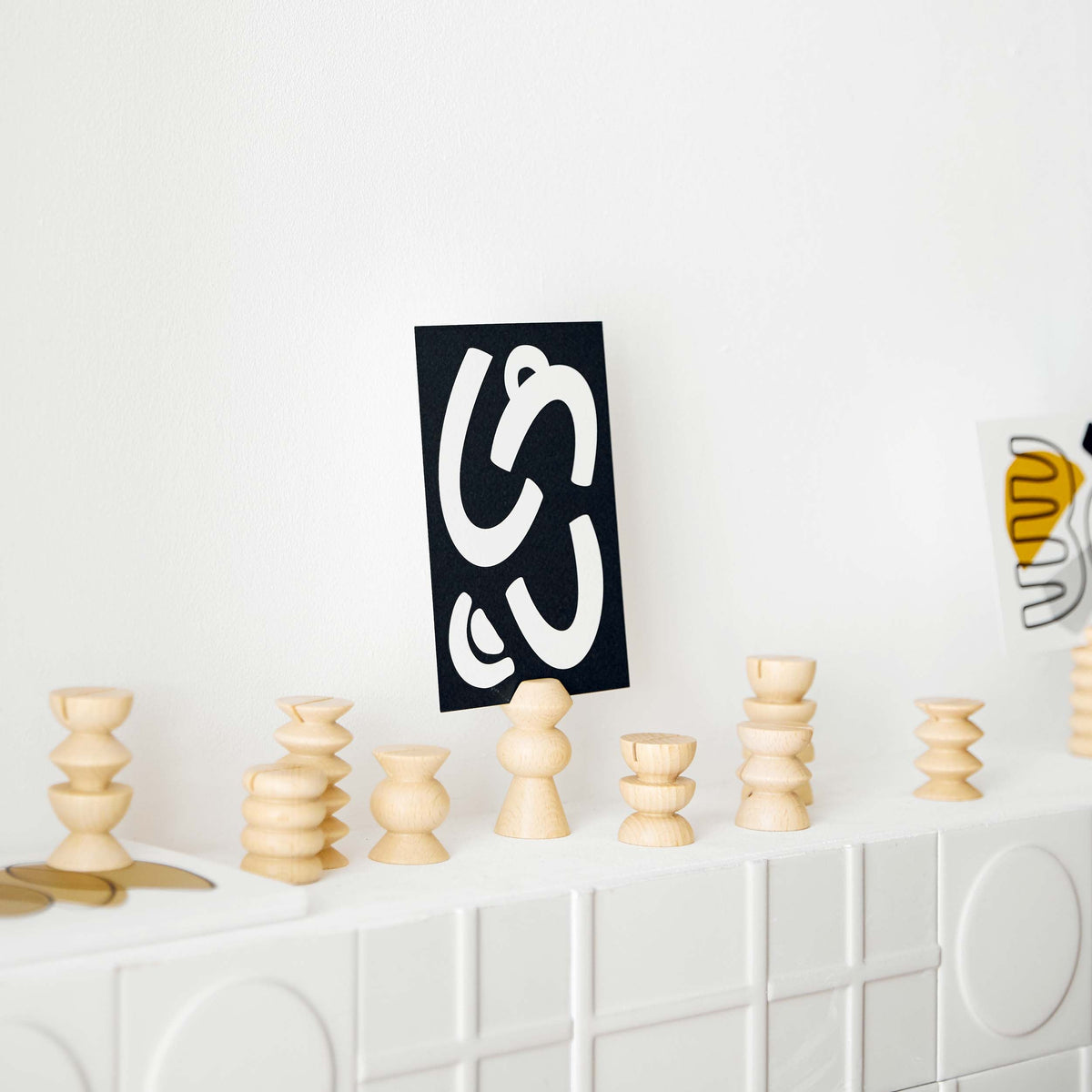 Totem Family – 10 Picture / Postcard Stands Set