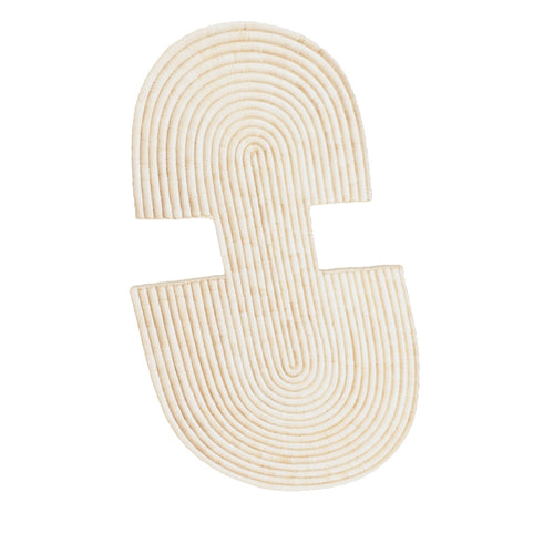 3D model of Abstract Wall Mask 2, about 20 × 32 in, drag to rotate; the back is shown plain (not photographed)