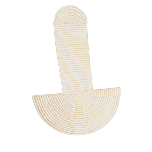 3D model of Abstract Wall Mask 3, about 20 × 32 in, drag to rotate; the back is shown plain (not photographed)